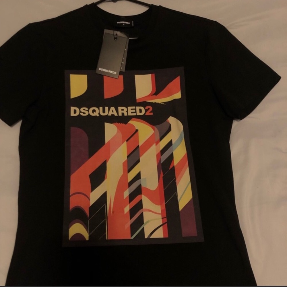 Dsquared 2 graphic t shirt